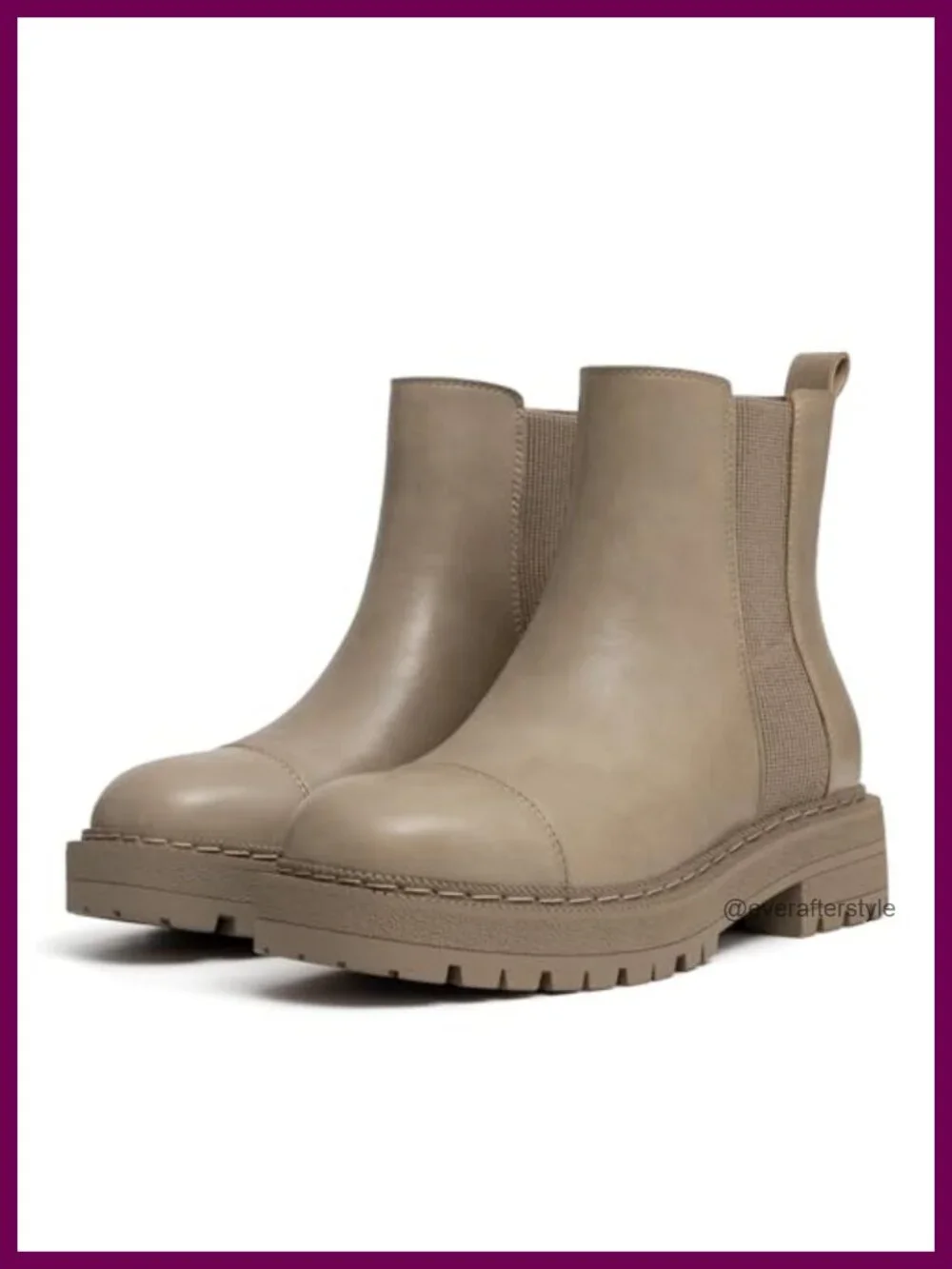 Women's Chunky Heel Slip On Chelsea Ankle Booties